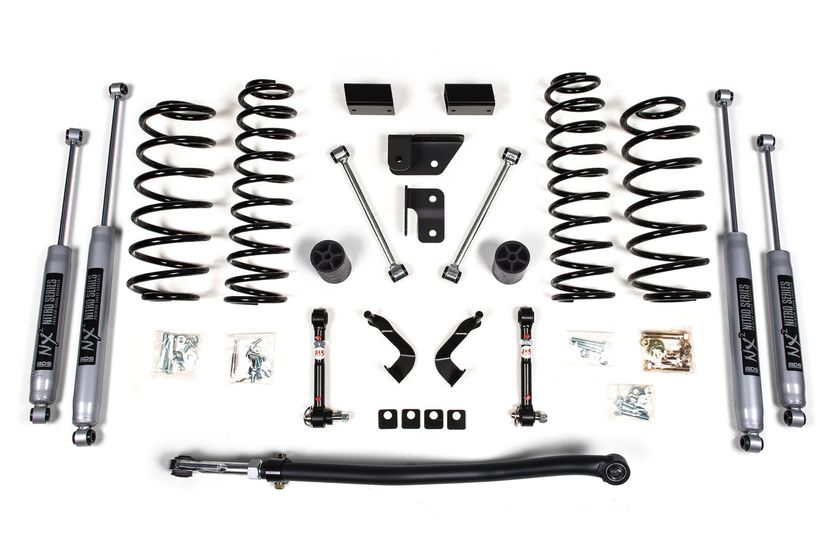 BDS 3 Inch Lift Kit, Fits Jeep Wrangler JL 18-25 4-Door 1437H