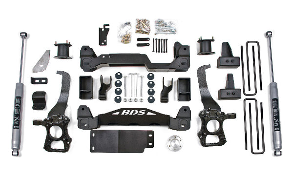 BDS 4 Inch Lift Kit, Fits Ford F150 15-20 4WD 1533FS