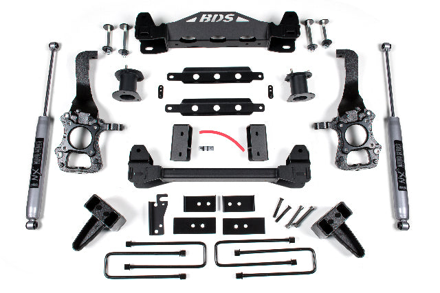 BDS 6 Inch Lift Kit, Fits Ford F150 15-20 2WD 1522FS