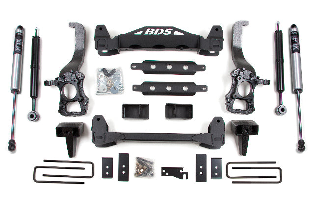 BDS 6 Inch Lift Kit, Fits Ford F150 09-13 2WD 577FS
