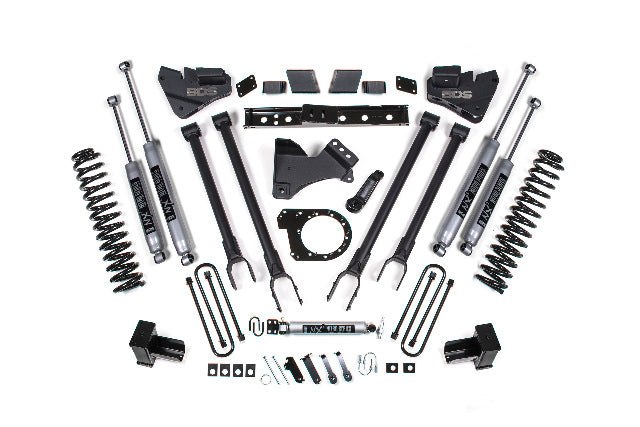 BDS 6 Inch Lift Kit 4-Link Conversion, Fits Ford F250/F350 Super Duty 17-19 4WD Diesel 1527FS