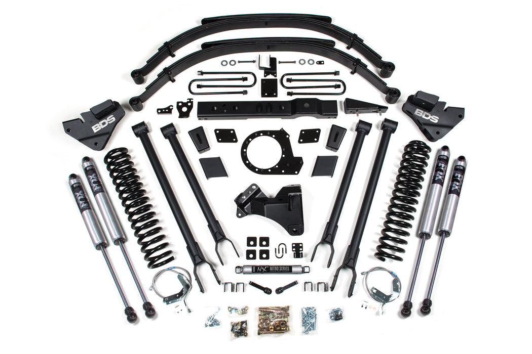 BDS BDS1541FS 8 Inch Lift Kit 4-Link Conversion Ford F250/F350 Super Duty (17-19) 4WD Diesel