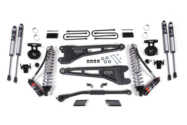 BDS 3 Inch Lift Kit W/ Radius Arm 2.5 Performance Elite Coil-over Conversion, Fits Ford F250/F350 Super Duty 20-22 4WD Diesel 1549FPE