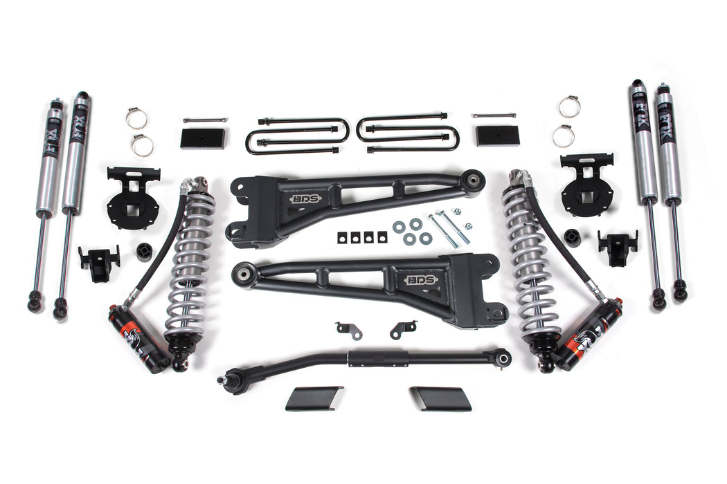 BDS 3 Inch Lift Kit w/ Radius Arm 2.5 Performance Elite Coil-Over Conversion Fits Ford F250/F350 Super Duty (20-22) 4WD Diesel