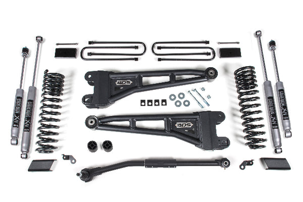 BDS 3 Inch Lift Kit W/ Radius Arm, Fits Ford F250/F350 Super Duty 20-22 4WD Diesel 1549H