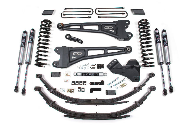 BDS 4 Inch Lift Kit W/ Radius Arm, Fits Ford F250/F350 Super Duty 17-19 4WD Gas 1560FS