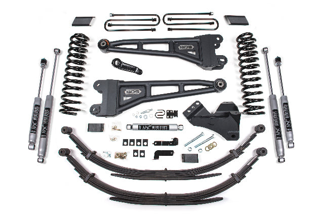 BDS 4 Inch Lift Kit w/ Radius Arm Fits Ford F250/F350 Super Duty (17-19) 4WD Gas