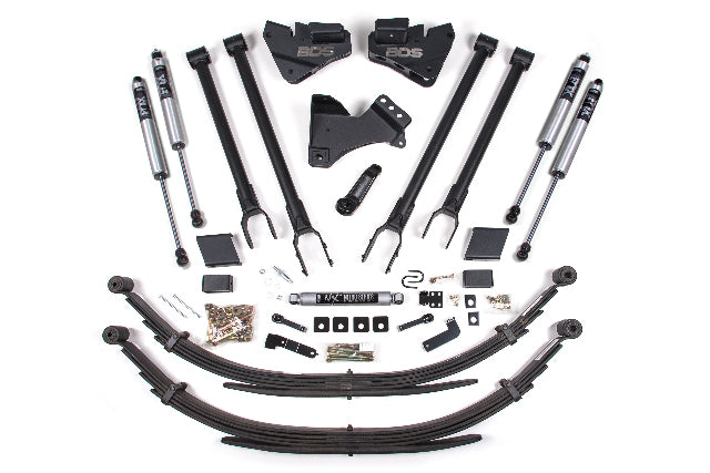 BDS 4 Inch Lift Kit 4-Link Conversion Fits Ford F250/F350 Super Duty (17-19) 4WD Diesel