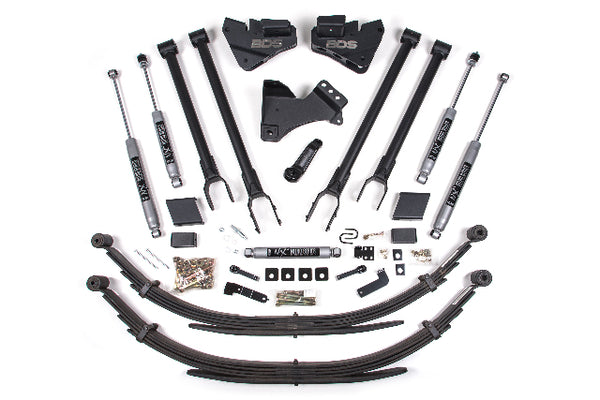 BDS 5 Inch Lift Kit W/ 4-Link, Fits Ford F250/F350 Super Duty 20-22 4WD Gas 1570H