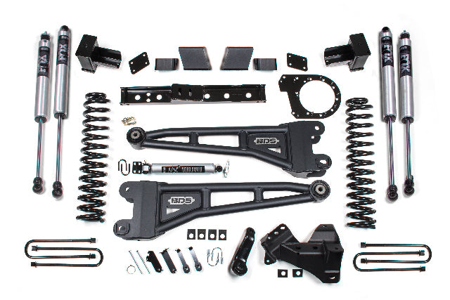 BDS 7 Inch Lift Kit w/ Radius Arm Fits Ford F350 Super Duty DRW (20-22) 4WD Diesel