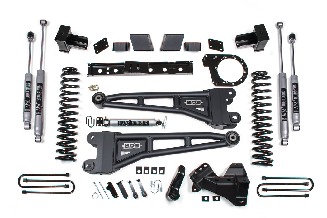 BDS BDS1573H 7 Inch Lift Kit w/ Radius Arm Ford F350 Super Duty DRW (20-22) 4WD Diesel