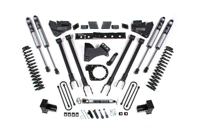 BDS 6 Inch Lift Kit W/ 4-Link, Fits Ford F350 Super Duty DRW 20-22 4WD Diesel 1574FS
