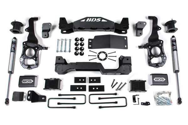 BDS 6 Inch Lift Kit, Fits Ford F150 21-25 4WD 1579FS