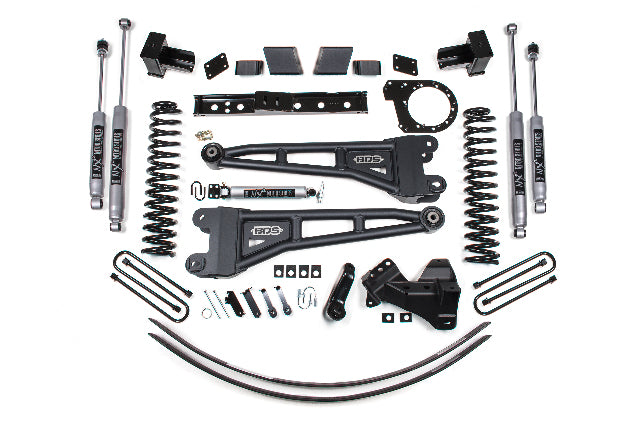 BDS 6 Inch Lift Kit w/ Radius Arm Fits Ford F250/F350 Super Duty (17-19) 4WD Diesel