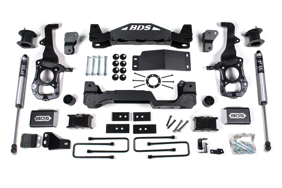 BDS 4 Inch Lift Kit, Fits Ford F150 21-25 4WD 1583FS