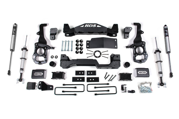 BDS 4 Inch Lift Kit 2.0 Strut, Fits Ford F150 21-25 4WD 1583FSR