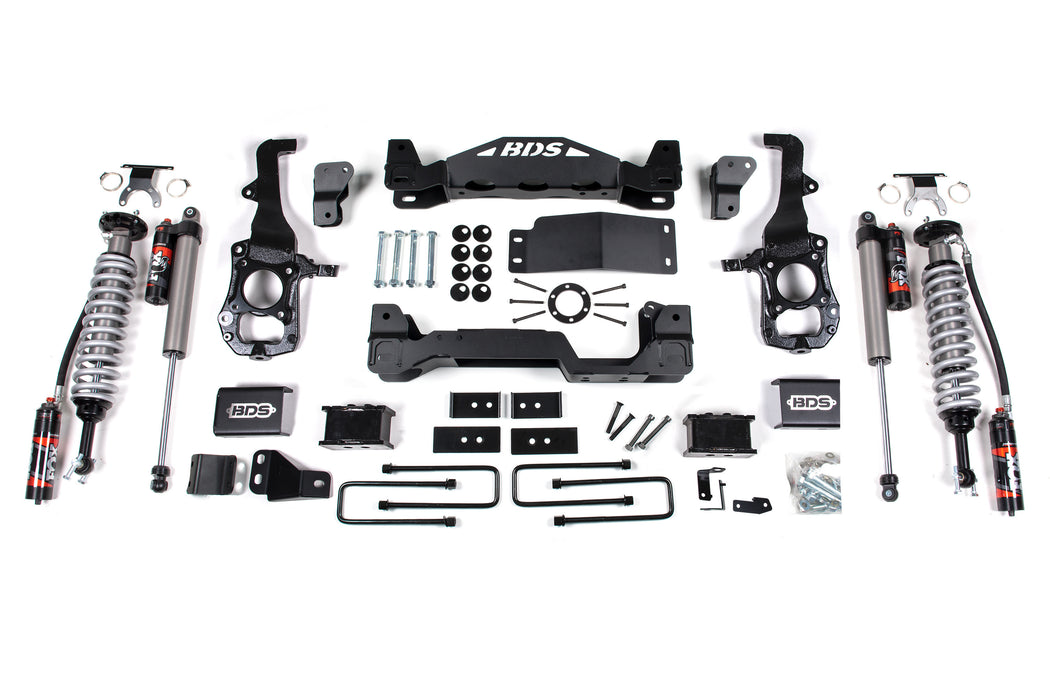 BDS 4 Inch Lift Kit 2.5 Performance Elite Coil-Over Fits Ford F150 (21-25) 4WD