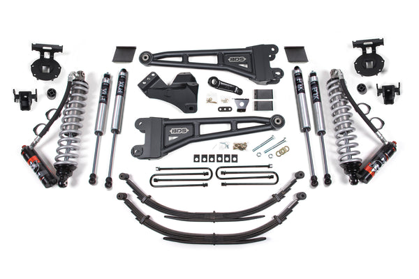 BDS 6 Inch Lift Kit W/ Radius Arm 2.5 Performance Elite Coil-over Conversion, Fits Ford F250/F350 Super Duty 11-16 4WD Diesel 1593FPE