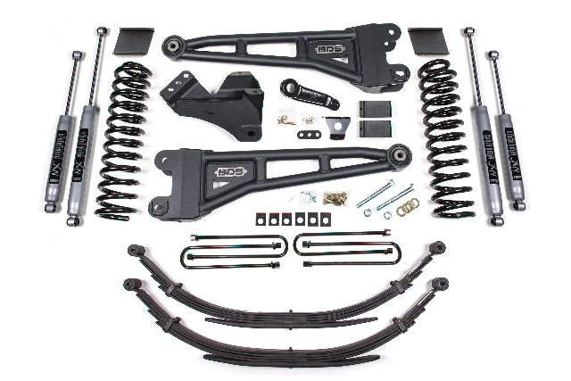 BDS 6 Inch Lift Kit W/ Radius Arm, Fits Ford F250/F350 Super Duty 11-16 4WD Diesel 1592H