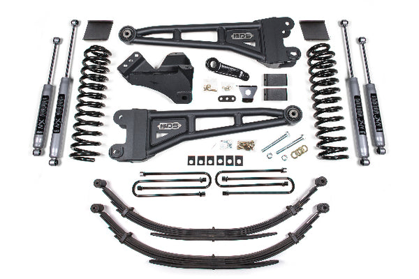 BDS 6 Inch Lift Kit W/ Radius Arm, Fits Ford F250/F350 Super Duty 11-16 4WD Diesel 1592H