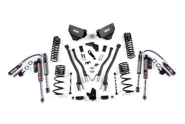 BDS 4 Inch Lift Kit W/ 4-Link Fits RAM 2500 14-18 4WD Diesel 1602FPE