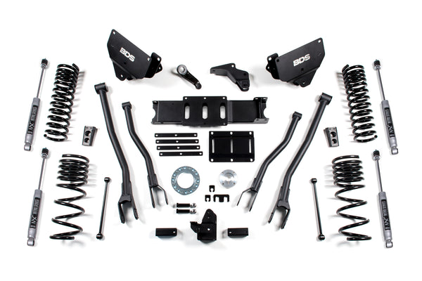 BDS 6 Inch Lift Kit W/ 4-Link RAM 2500 14-18 4WD Diesel 1604H