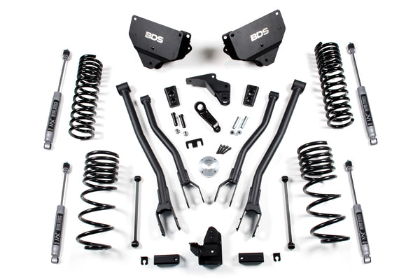 BDS 4 Inch Lift Kit W/ 4-Link RAM 2500 14-18 4WD Diesel 1602H
