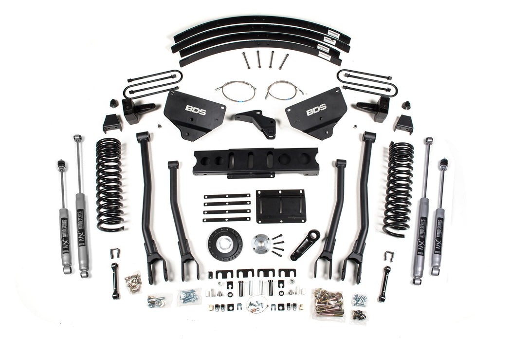 BDS 8 Inch Lift Kit w/ 4-Link Ram 3500 (13-18) 4WD Diesel