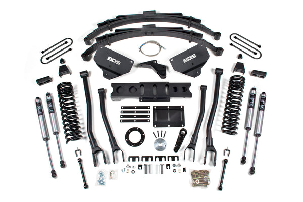 BDS 8 Inch Lift Kit W/ 4-Link RAM 3500 13-18 4WD Diesel 1614FS