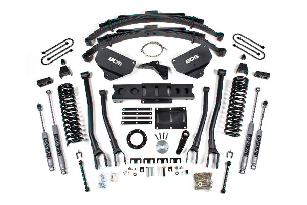 BDS 8 Inch Lift Kit W/ 4-Link Fits RAM 3500 13-18 4WD Diesel 1614H