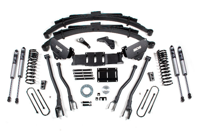 BDS 6 Inch Lift Kit W/ 4-Link Fits RAM 3500 13-18 4WD Diesel 1618FS