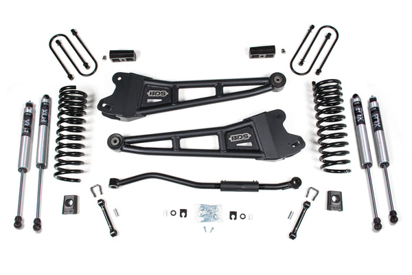 BDS 3 Inch Lift Kit W/ Radius Arm RAM 3500 13-18 4WD Diesel 1622FS