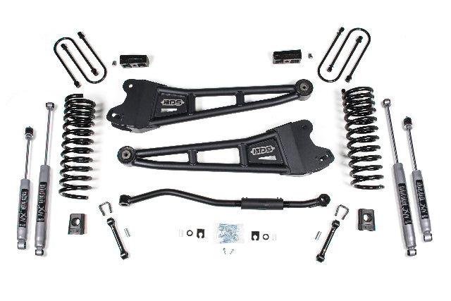 BDS 3 Inch Lift Kit W/ Radius Arm Fits RAM 3500 13-18 4WD Diesel 1622H
