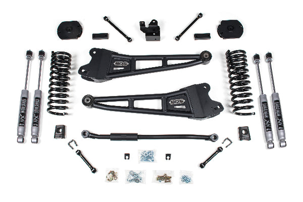 BDS 3 Inch Lift Kit W/ Radius Arm RAM 2500 14-18 4WD Diesel 1624H