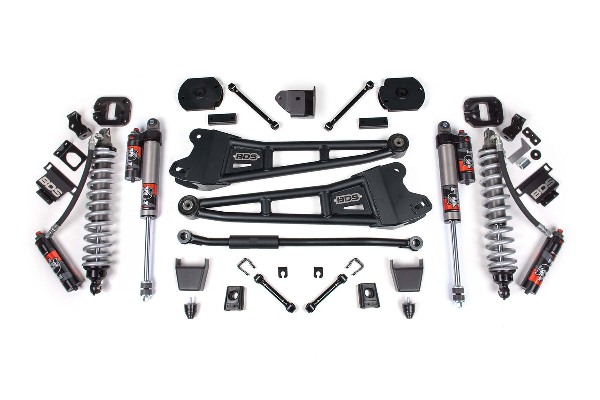 BDS 3 Inch Lift Kit W/ Radius Arm FOX 2.5 Coilover Conversion - Performance Elite Fits RAM 2500 14-18 & 25-26 4WD Diesel 1624PES