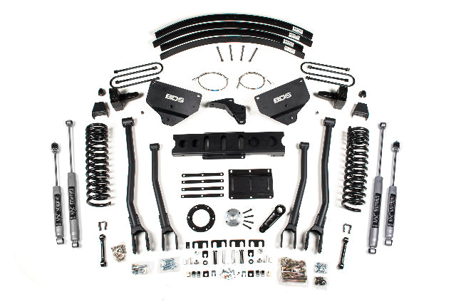 BDS 8 Inch Lift Kit W/ 4-Link Fits RAM 3500 13-18 4WD Diesel 1625H