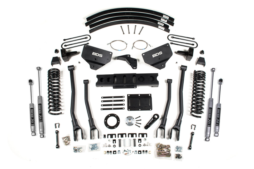 BDS 8 Inch Lift Kit w/ 4-Link Ram 3500 (13-18) 4WD Diesel