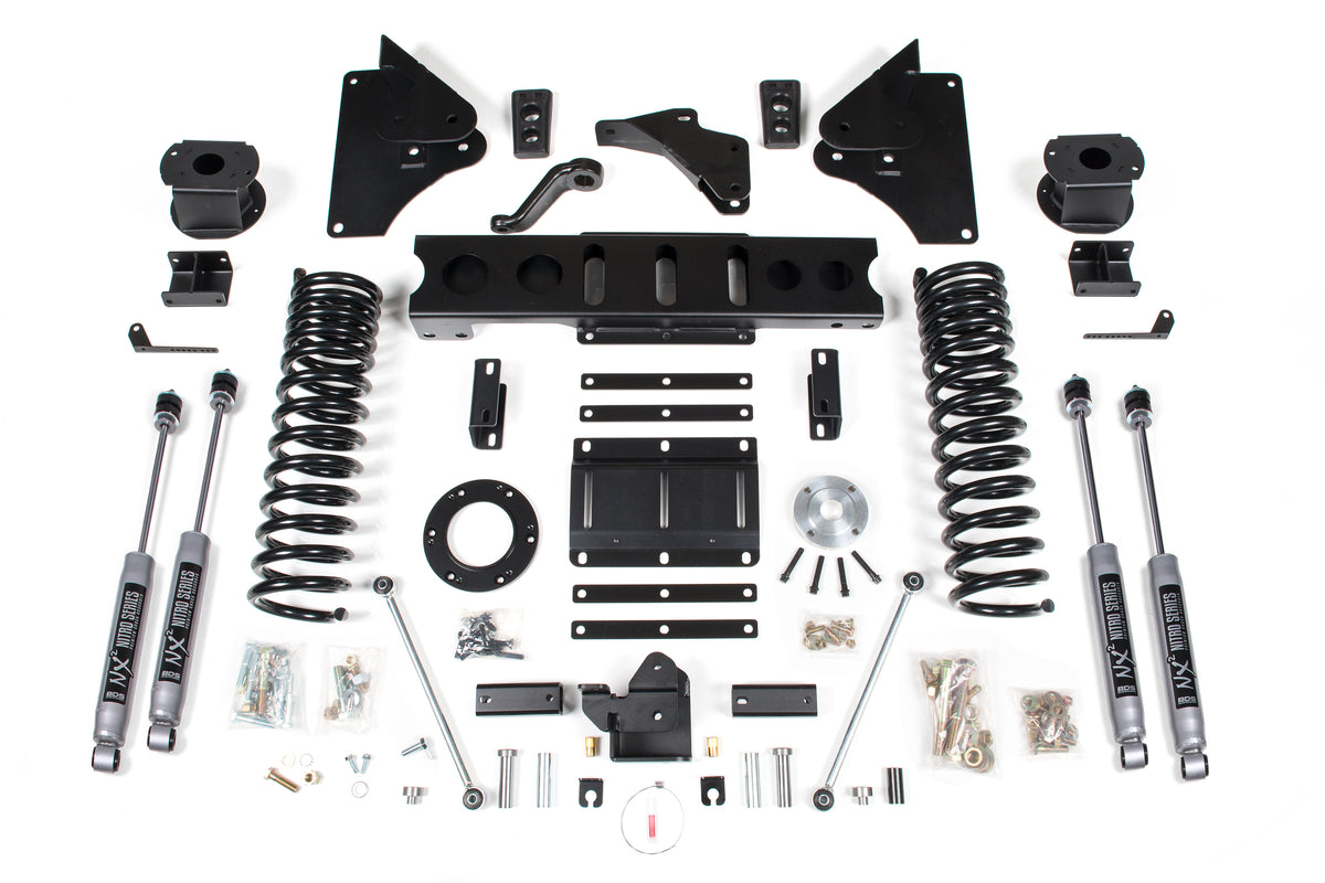 BDS 6 Inch Lift Kit Fits RAM 2500 W/ Rear Air Ride 14-18 4WD Diesel 1627H