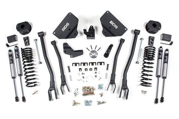 BDS 4 Inch Lift Kit W/ 4-Link RAM 2500 W/ Rear Air Ride 14-18 4WD Diesel 1632FS