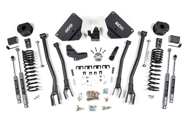BDS 4 Inch Lift Kit W/ 4-Link Fits RAM 2500 W/ Rear Air Ride 14-18 4WD Gas 1634H