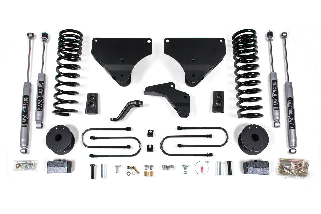 BDS 4 Inch Lift Kit Ram 3500 w/ Rear Air Ride (13-18) 4WD Gas