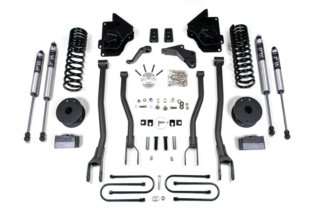 BDS BDS1646FS 4 Inch Lift Kit w/ 4-Link Ram 3500 w/ Rear Air Ride (13-18) 4WD Gas