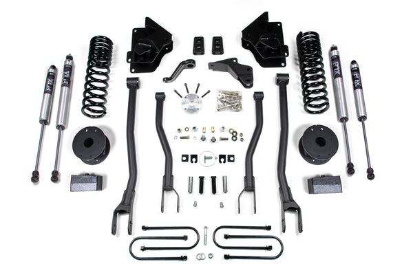 BDS 4 Inch Lift Kit W/ 4-Link RAM 3500 W/ Rear Air Ride 13-18 4WD Diesel 1644FS
