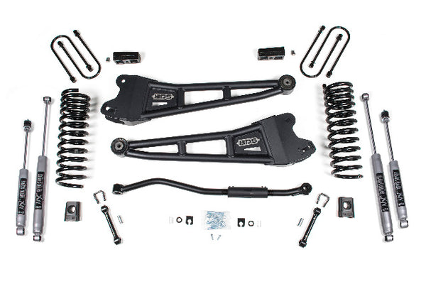 BDS 3 Inch Lift Kit W/ Radius Arm RAM 3500 19-24 4WD Diesel 1655FPE