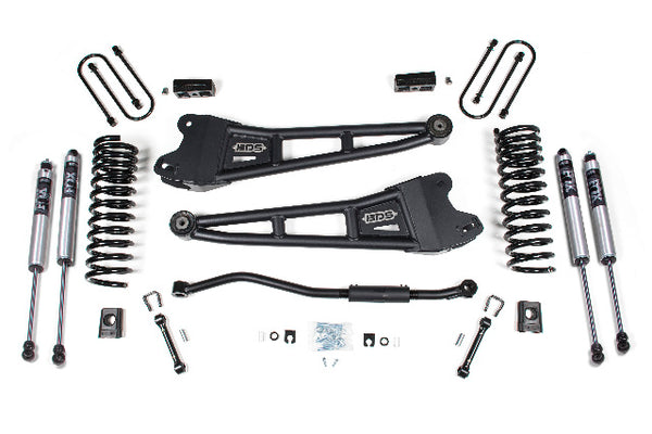 BDS 3 Inch Lift Kit W/ Radius Arm RAM 3500 19-24 4WD Diesel 1654FS