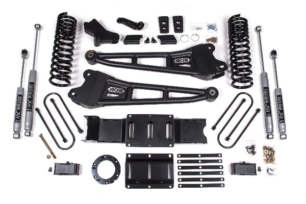BDS 4 Inch Lift Kit W/ Radius Arm RAM 3500 19-24 4WD Gas 1701FPE