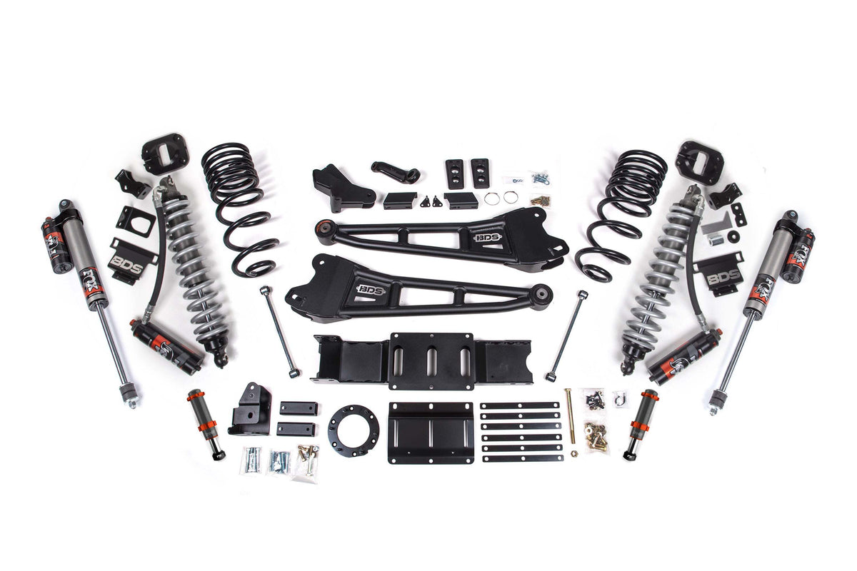 BDS 4 Inch Lift Kit W/ Radius Arm FOX 2.5 Coil-over Conversion - Performance Elite Fits RAM 2500 19-24 4WD Diesel 1660PESB