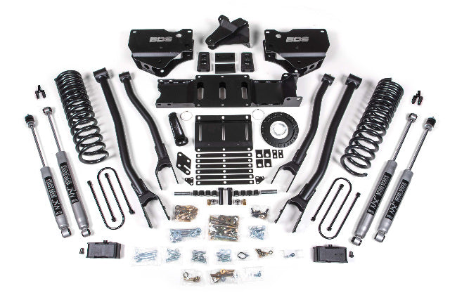 BDS 4 Inch Lift Kit W/ 4-Link Fits RAM 3500 19-24 4WD Diesel 1668H