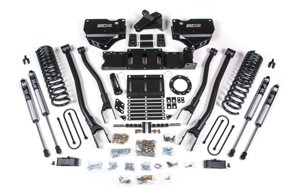 BDS 4 Inch Lift Kit W/ 4-Link RAM 3500 19-23 4WD Gas 1678FS