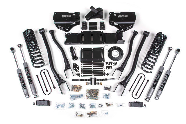 BDS 4 Inch Lift Kit W/ 4-Link Fits RAM 3500 19-24 4WD Diesel 1673H